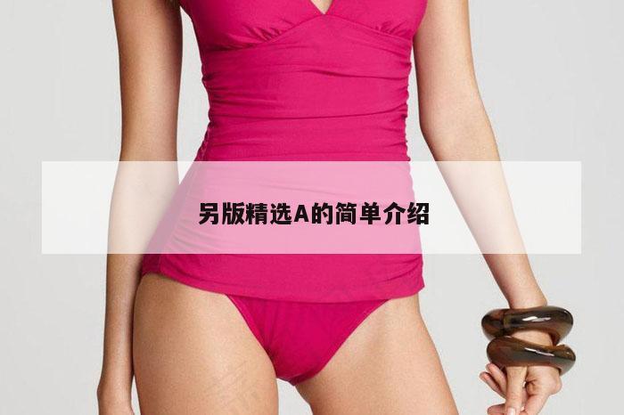 另版精选A的简单介绍